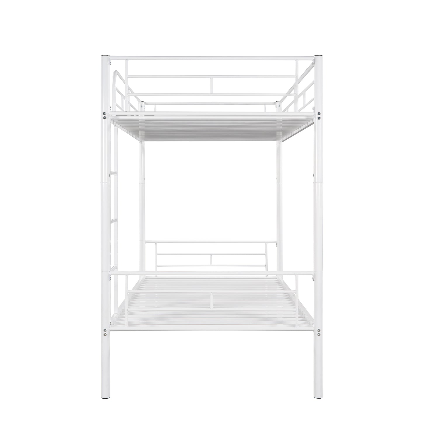 Twin Over Twin Metal Bunk Bed (White)( old sku: MF189201KAA )