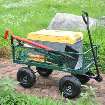 Wagon Cart Garden cart trucks make it easier to transport firewood