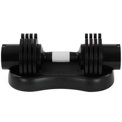 12.5KGS ADJUSTABLE DUMBBELL STEEL+PLASTIC(Adjustable range:2.5KGS,5KGS,7.5KGS,10KGS,12.5KGS)