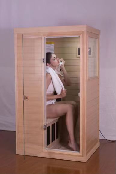 Mini Right Side  Hemlock Sauna Room