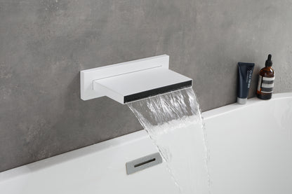 SHOWER Waterfall Waterfall Tub Faucet Wall Mount Tub Filler Spout For Bathroom sink  Multiple Uses High Flow Bathtub shower Cascade Waterfall