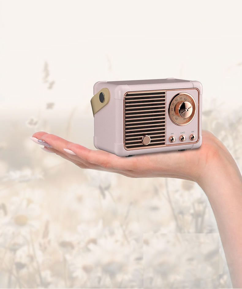 Retro Look FM Radio And Bluetooth Speaker by VistaShops