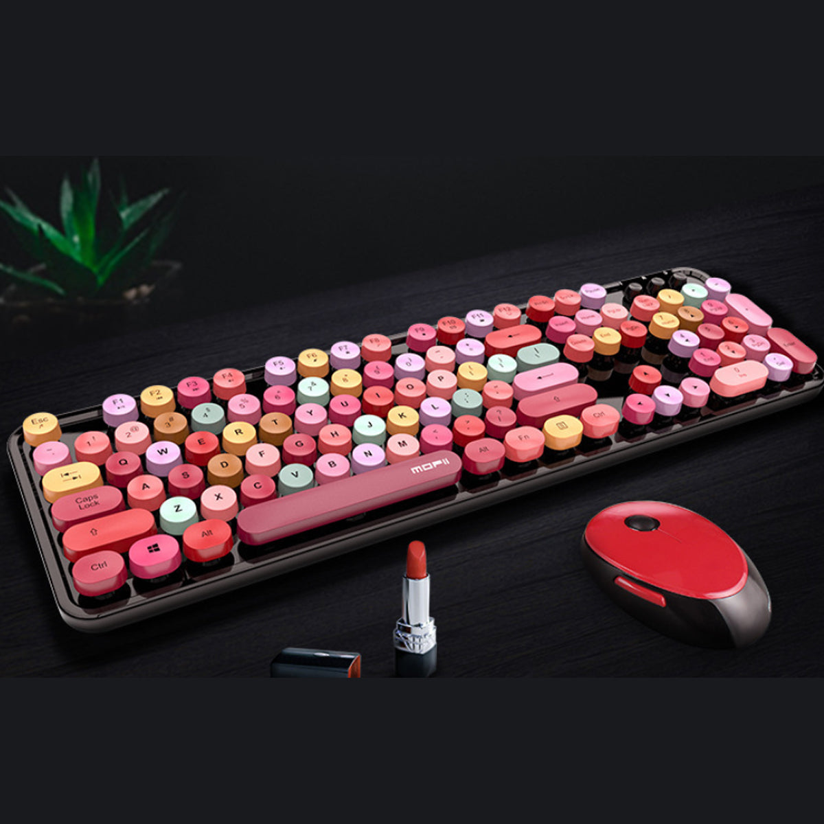 Spring Multi Wireless Keyboard And Mouse Set by VistaShops