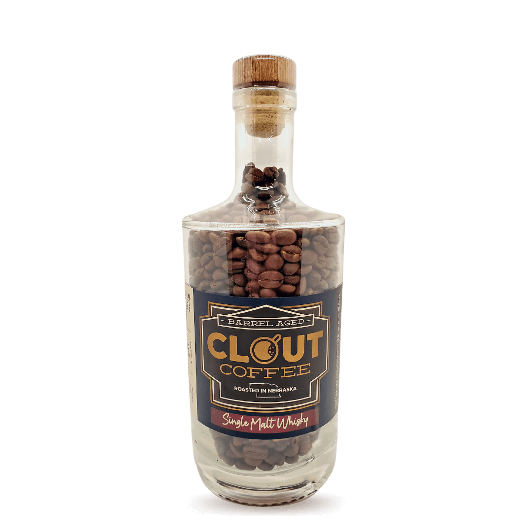 Single Malt Whisky | Whole Bean Gift Bottle 10oz by Clout Coffee