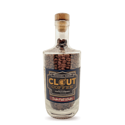 Single Malt Whisky | Whole Bean Gift Bottle 10oz by Clout Coffee