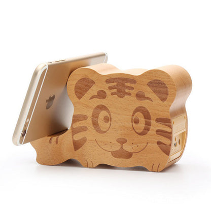 WOODSY GOODSY 2 IN 1 Bluetooth Speaker And Cell Phone Stand by VistaShops