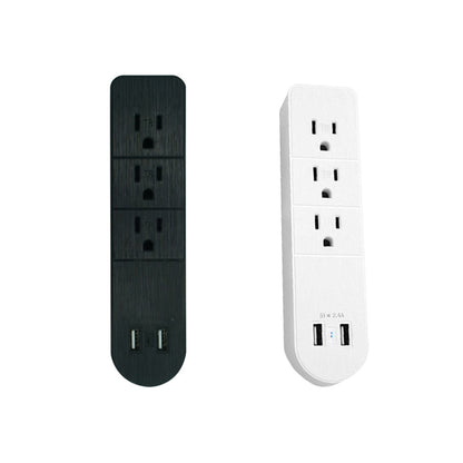 Versatile Multi Outlet AC Plus Fast USB Charger With Surge Protection by VistaShops