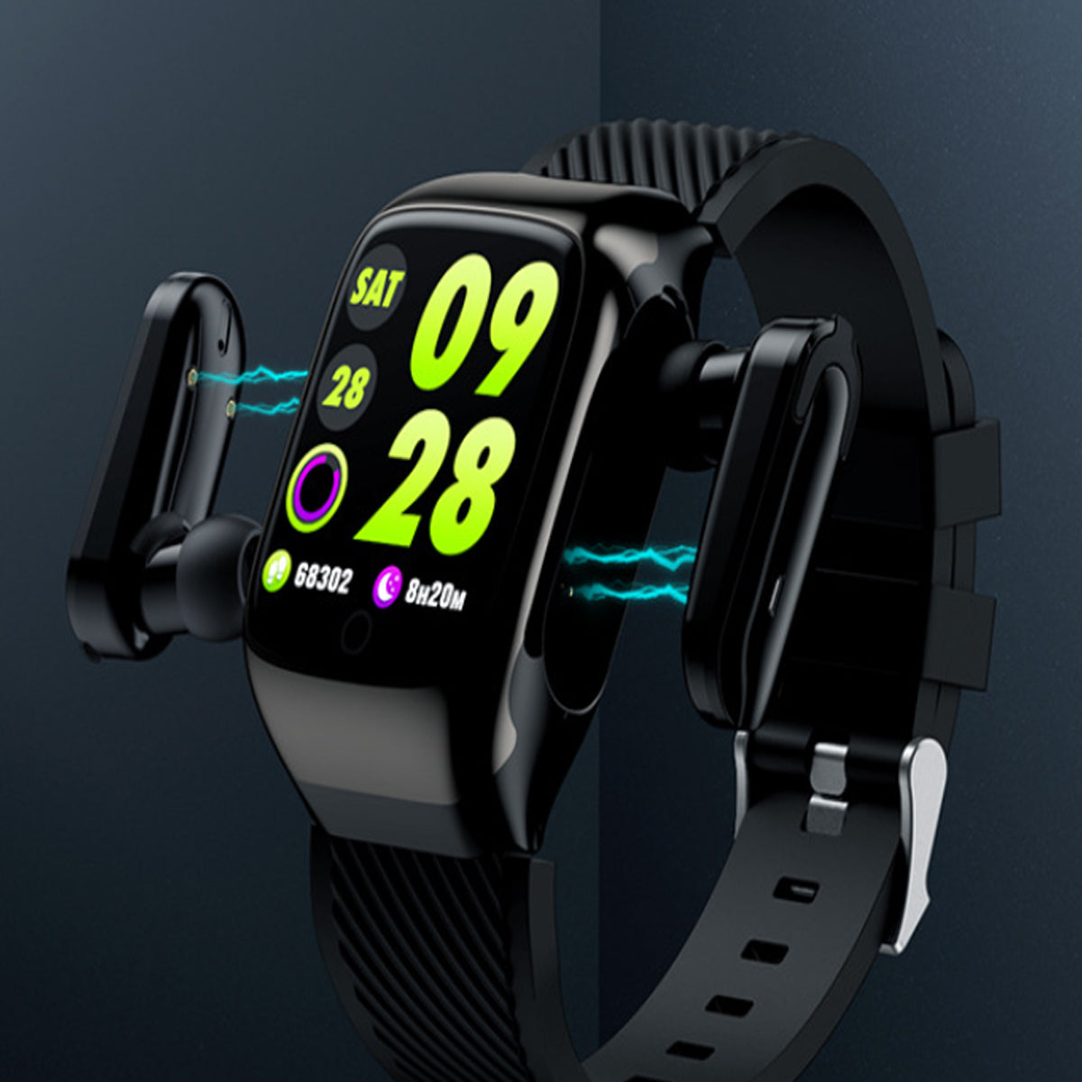 2 in 1 Compact Smart Fit Watch And Bluetooth Earpods by VistaShops