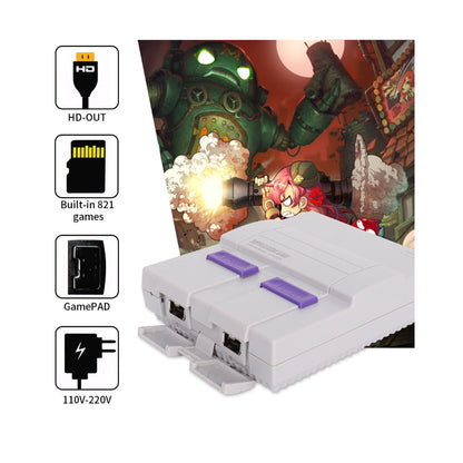 Retro Inspired Game Console With HDMI + 821 Games Loaded by VistaShops