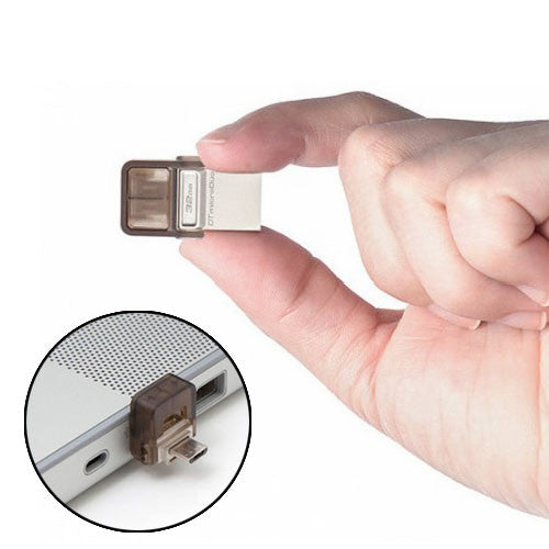 Dual Port Micro USB Flash Storage Memory Drive by VistaShops