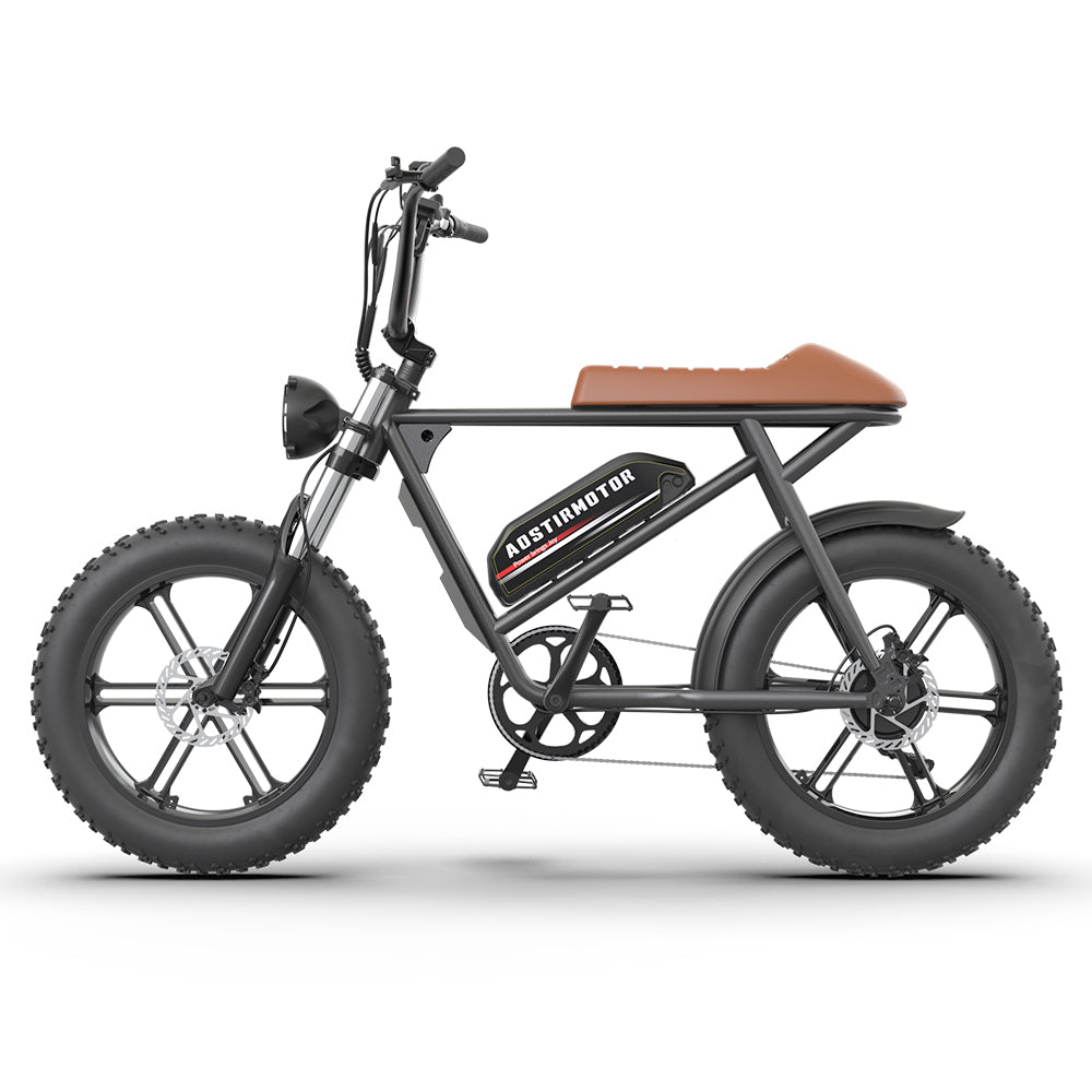 AOSTIRMOTOR new pattern Electric Bicycle 750W Motor 20" Fat Tire With 48V 13AH  Li-Battery