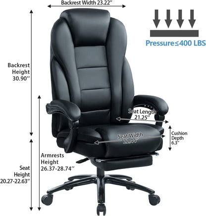 Vanbow.Office Chair.Heavy and tall adjustable executive  Big and Tall Office Chair