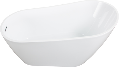 Acrylic Alcove Freestanding Soaking Bathtub-63  22A04-63