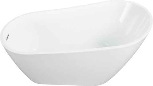 Acrylic Alcove Freestanding Soaking Bathtub-63  22A04-63