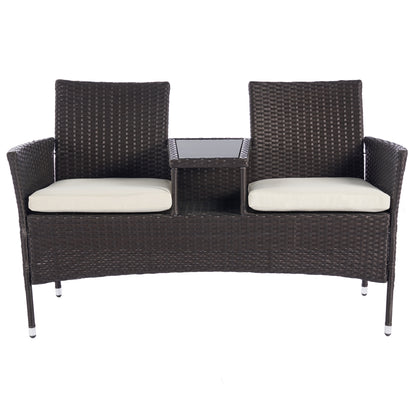 Outdoor Rattan Furniture Sofa And Table Set