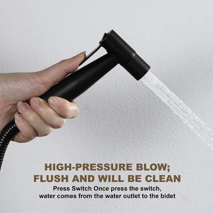 Handheld Bidet Sprayer for Toilet Matte Black