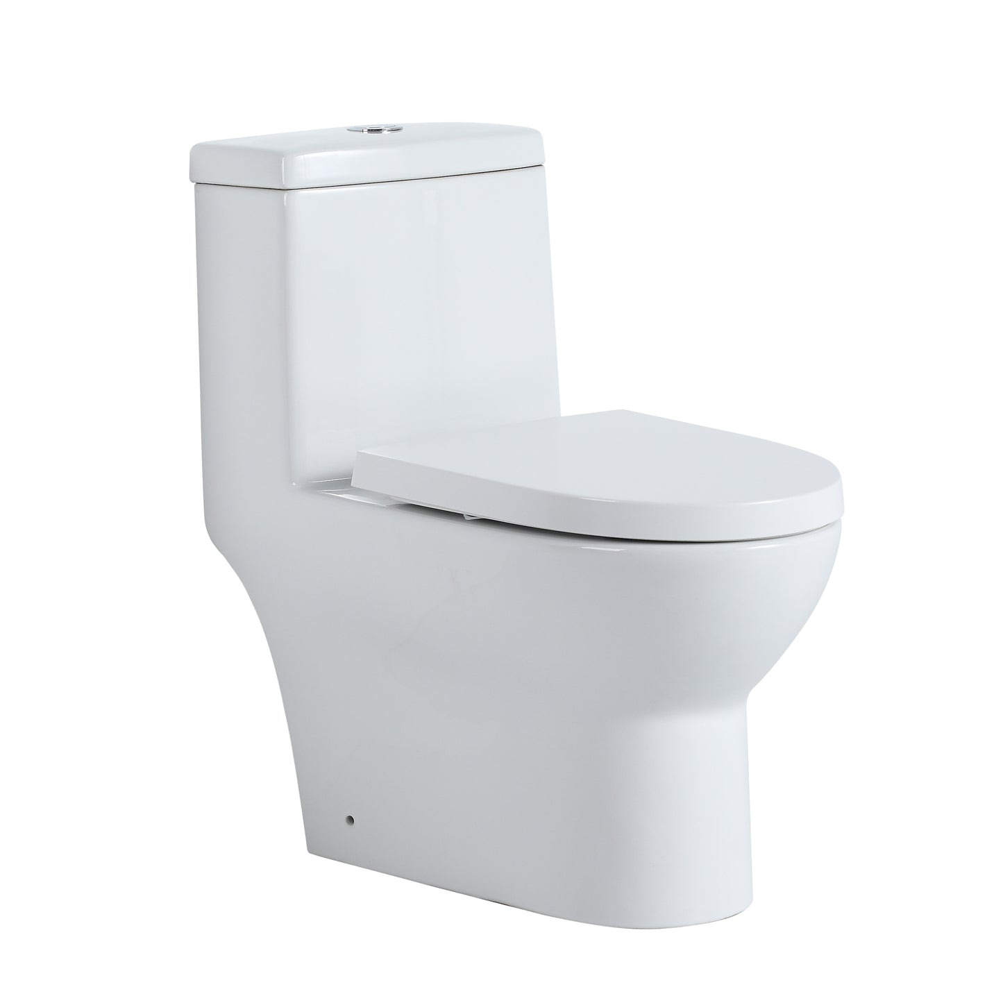 Ceramic One Piece Toilet 28 Inch Length With Soft Close Seat(G-lemon SKU:BTC153MOWH)