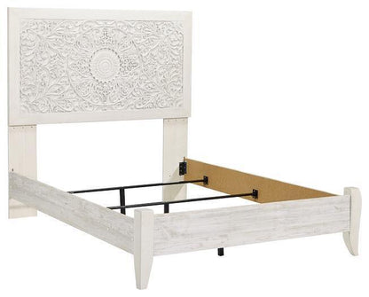 Ashley Paxberry Whitewashed Traditional Full Panel Bed B181B2