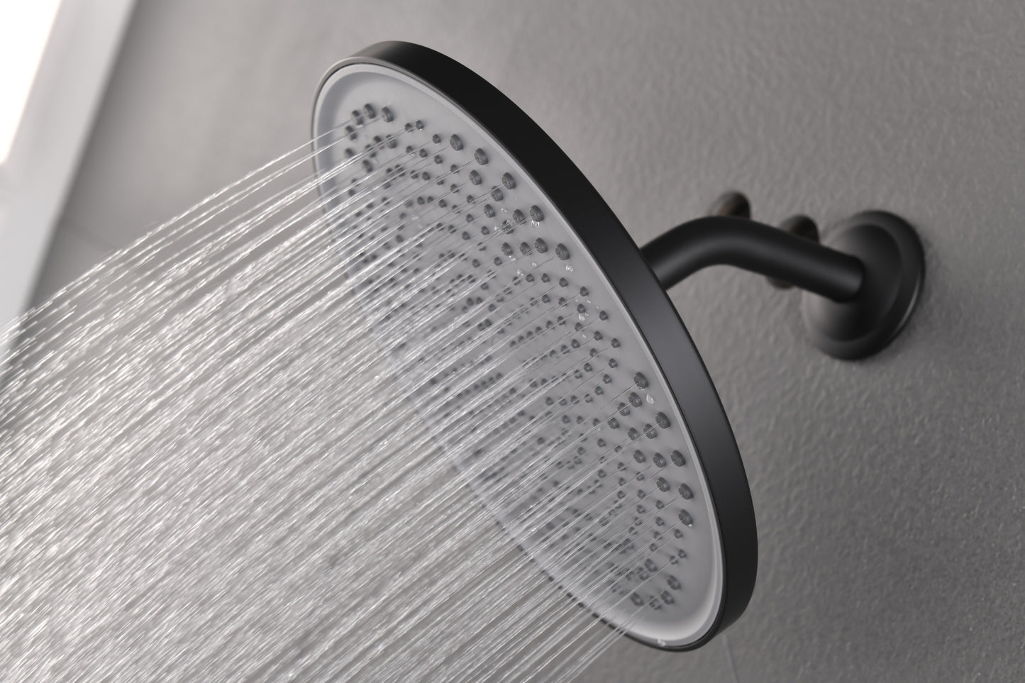 Shower Head - High Pressure Rain - Luxury Modern Look - No Hassle Tool-less 1-Min