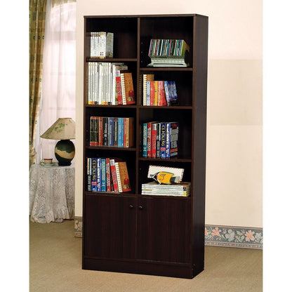 ACME Verden Bookcase in Espresso 12102