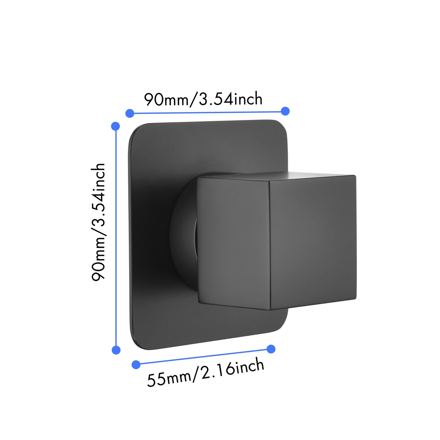 Master Shower Volume Control
Adjustable brass handle valve body, 1 piece each on the left and right