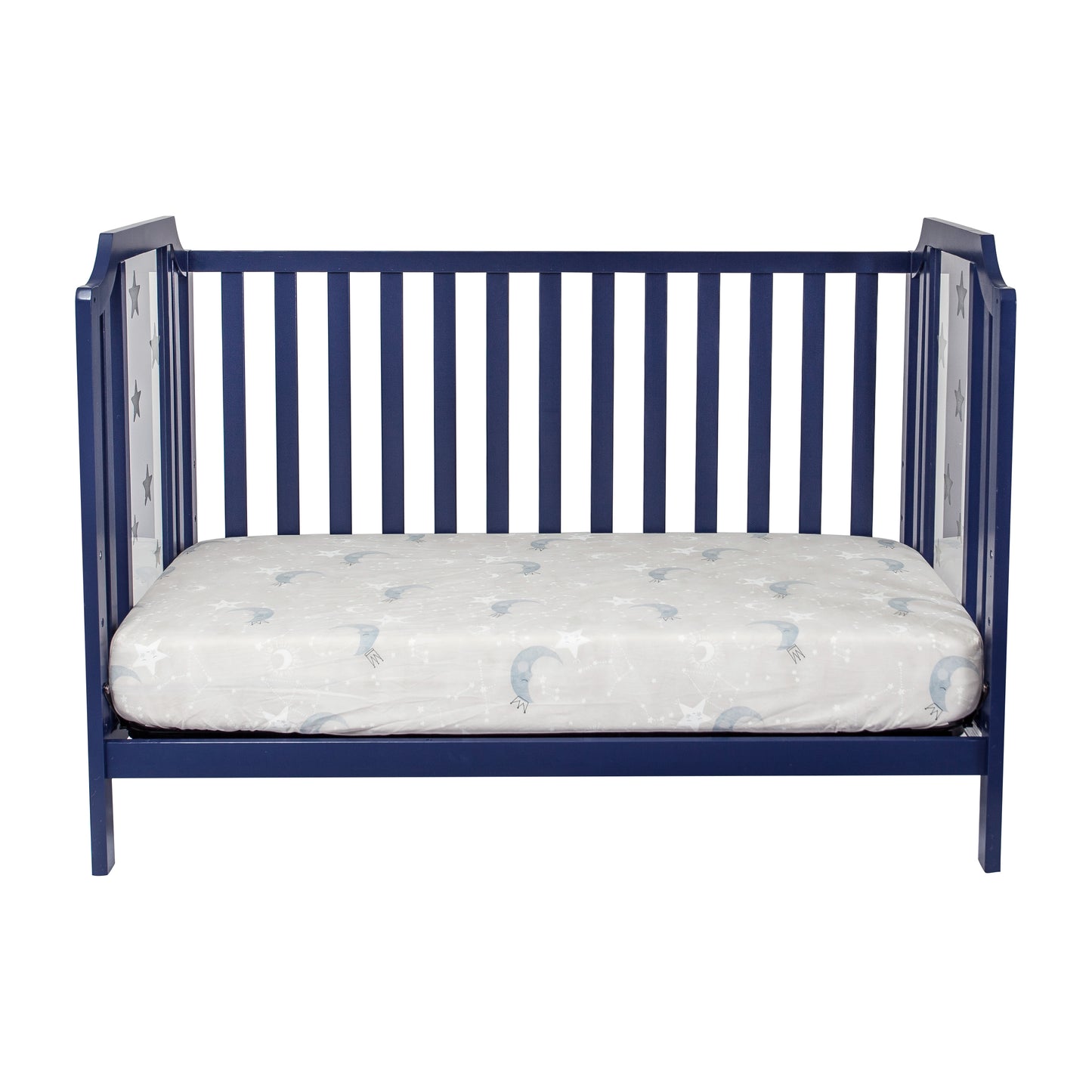 Celeste 3-in-1 Convertible Island Crib Navy Blue