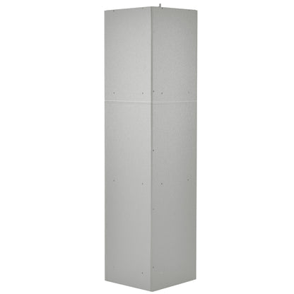 Tall Bathroom Corner Cabinet, Freestanding Storage Cabinet with Doors and Adjustable Shelves, MDF Board, Gray