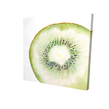 Kiwi slice - 32x32 Print on canvas