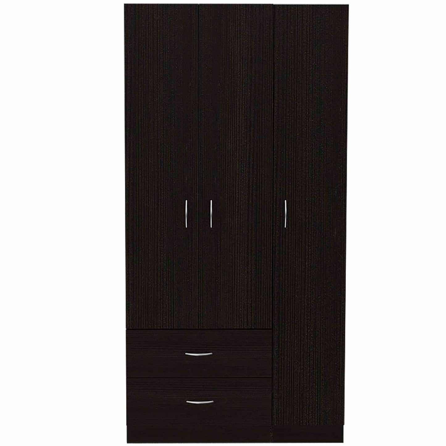 Rowaton 2-Drawer 3-Door  Armoire Black Wengue