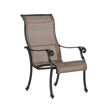 Patio Outdoor Sling Rocker Patio 2 Chairs With Aluminum Frame, All-Weather Furniture