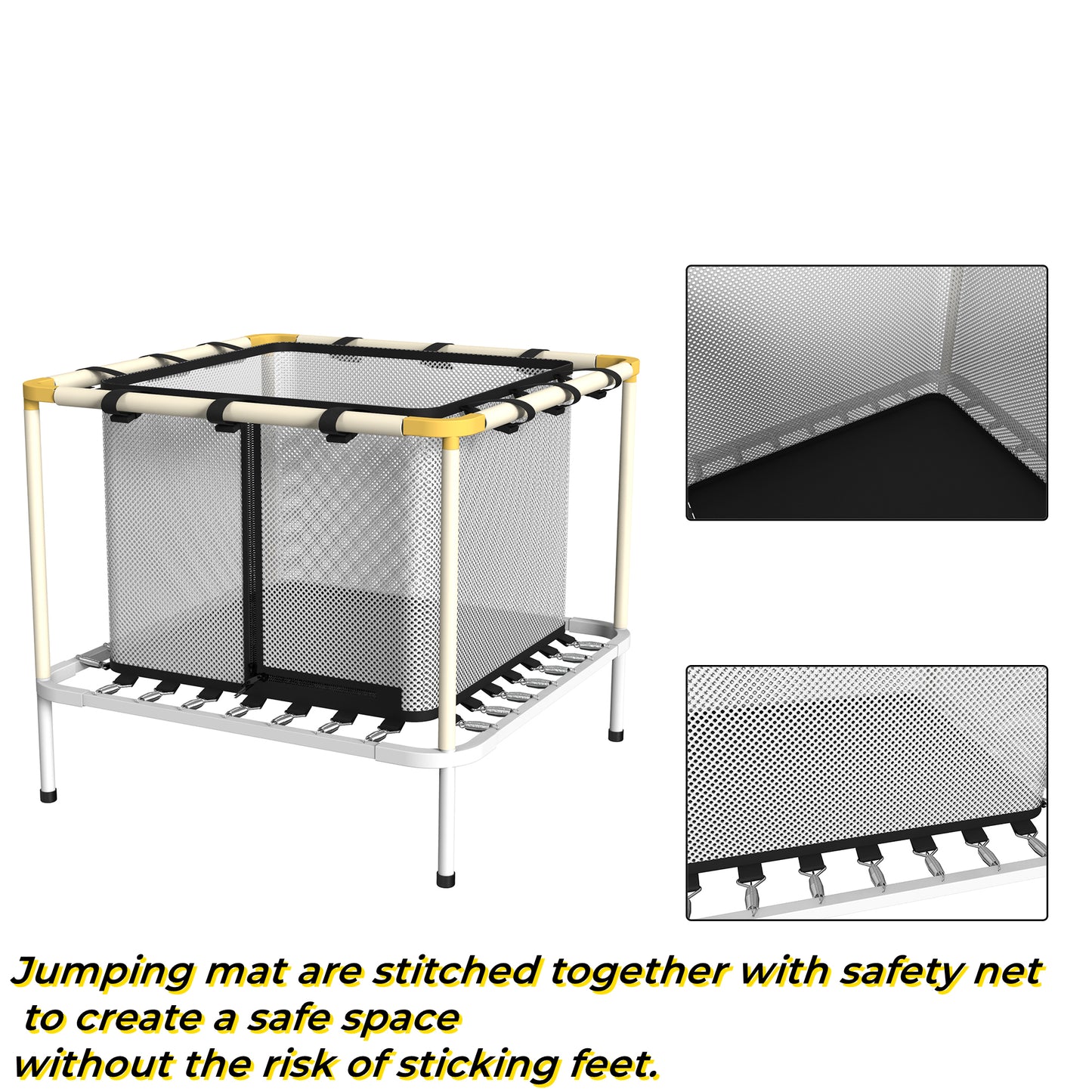 40'' Mini Trampoline for Kids Indoor & Outdoor with Safety Enclosure, for Baby, Toddler, Kids New Trampoline Toys, Age 3-6