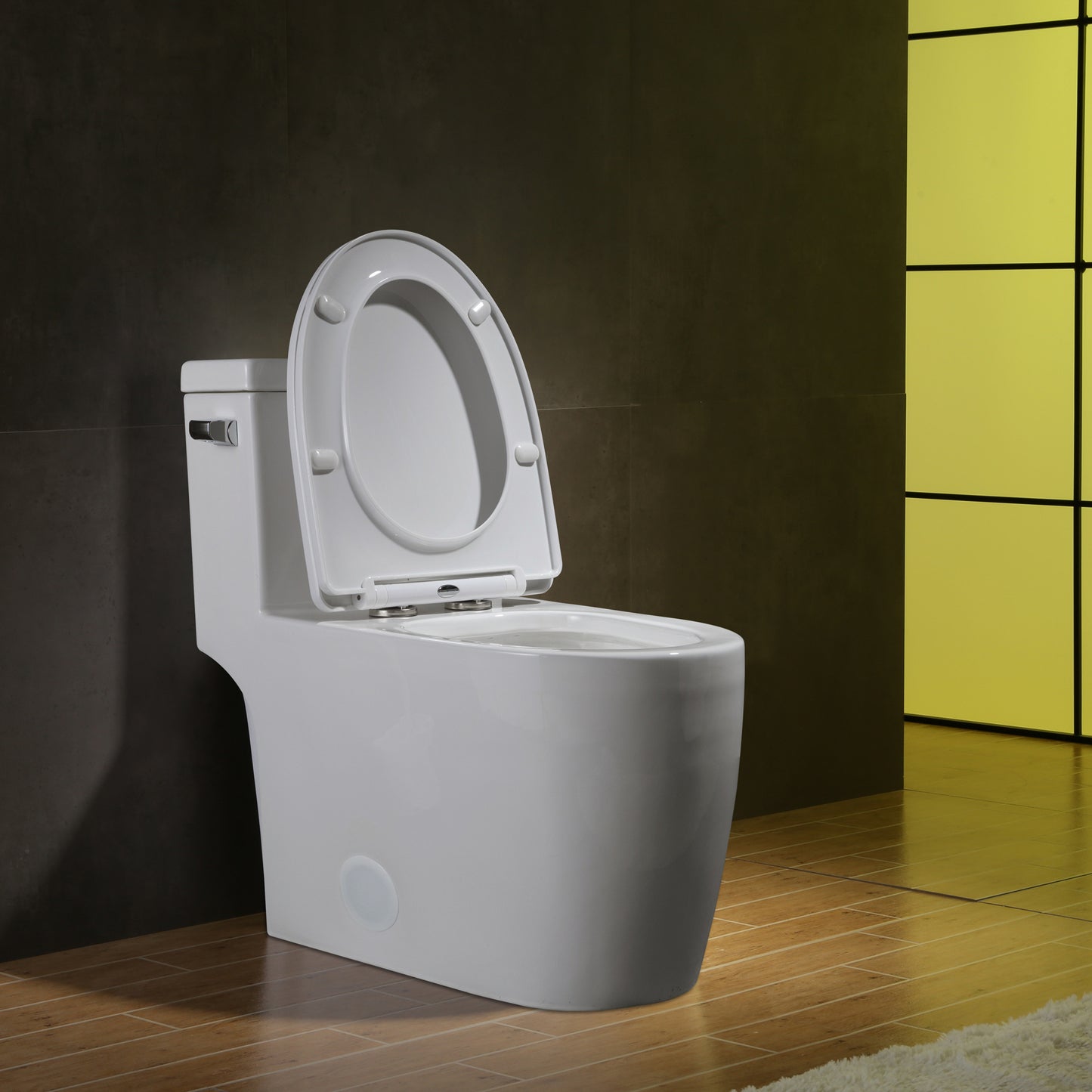 1.28 GPM (Water Efficient) One-Piece ADA Elongated Toilet, Soft Close Seat Included (cUPC Approved) - 28.7"x16.5"x28.7"