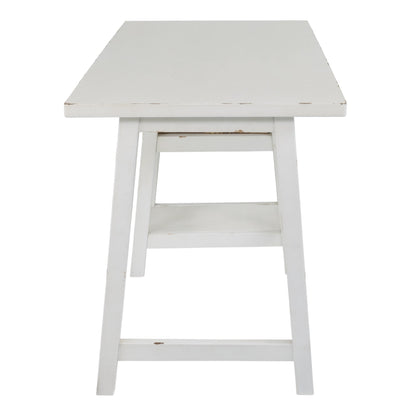 Ashley Mirimyn 42" Home Office Desk in Antiqued White H505-510