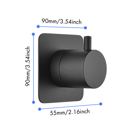 3/4" cast metal volume control valve Master Shower Volume Control adjustable Brass Handle Valve Body 3 Piece