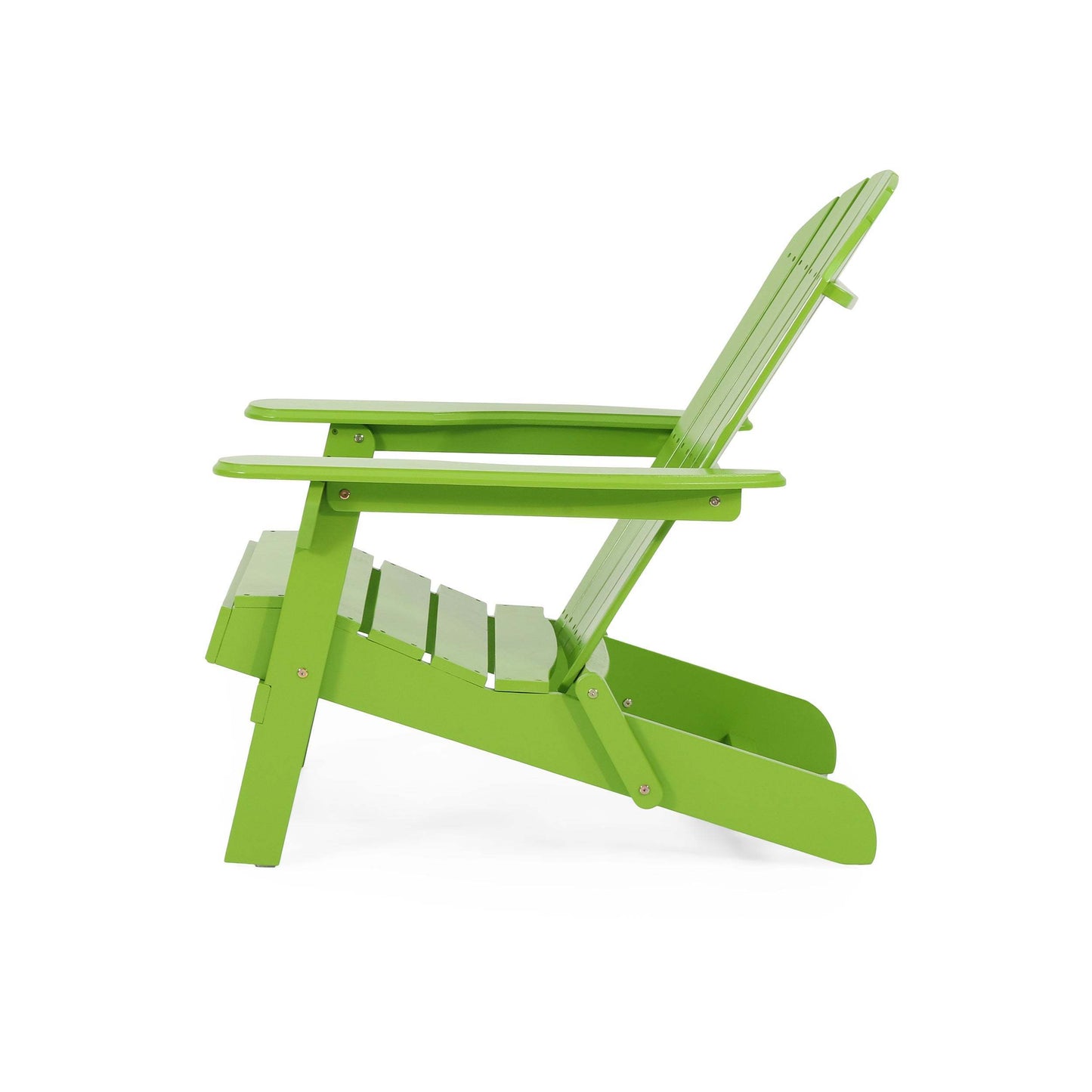 Cartagena Outdoor Acacia Wood  Light Green Adirondack   Chair