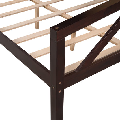 Full size Daybed, Wood Slat Support, Espresso