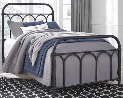 Ashley Nashburg Black Casual Twin Metal Bed B280-671