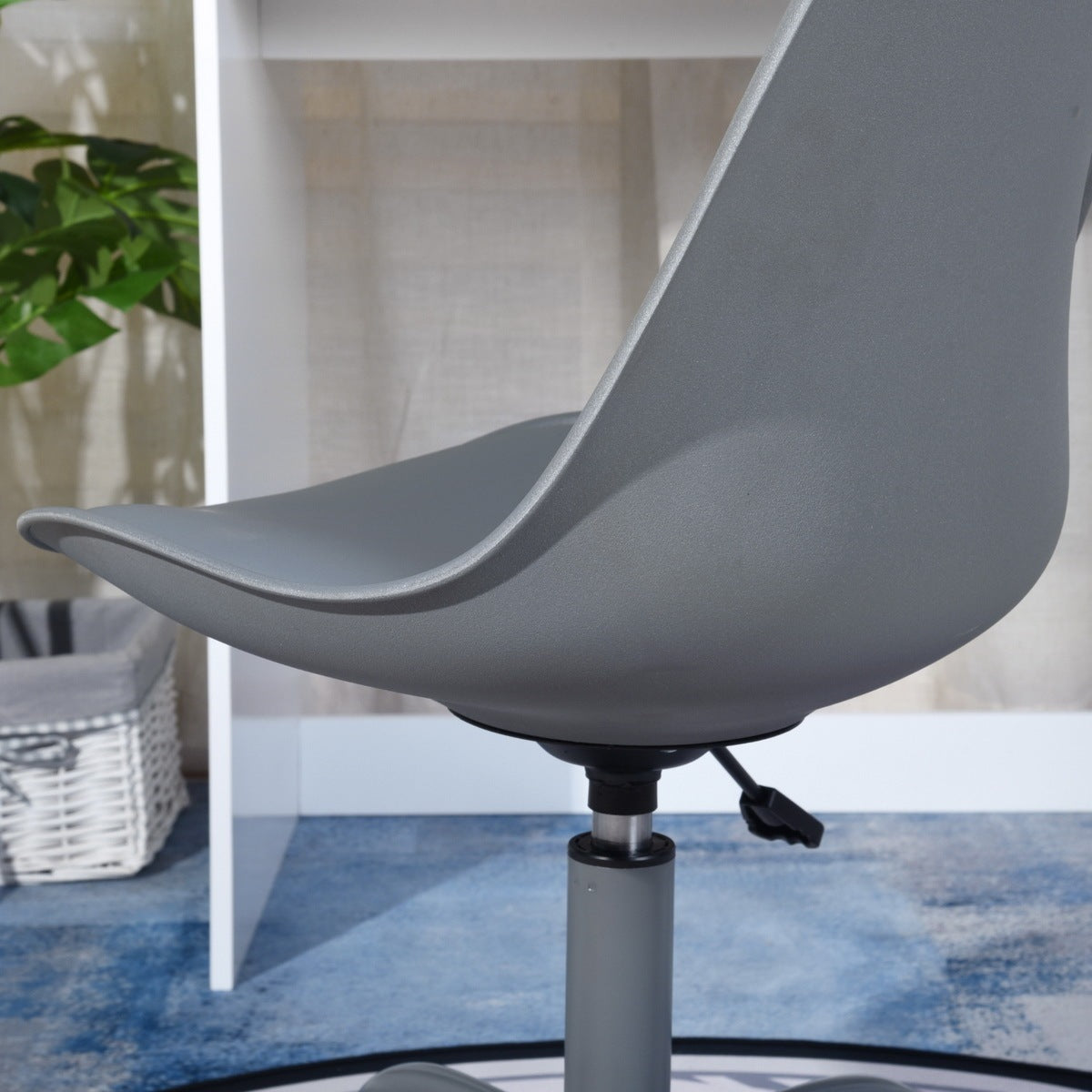 Modern PP Office Task Chair, grey