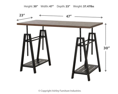 Ashley Casual Irene Adjustable Height Desk Z1730003