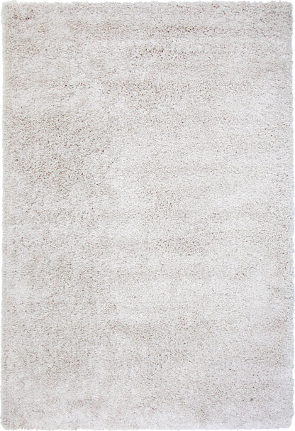 Shag White Area Rug 5x8