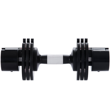 12.5KGS ADJUSTABLE DUMBBELL STEEL+PLASTIC(Adjustable range:2.5KGS,5KGS,7.5KGS,10KGS,12.5KGS)