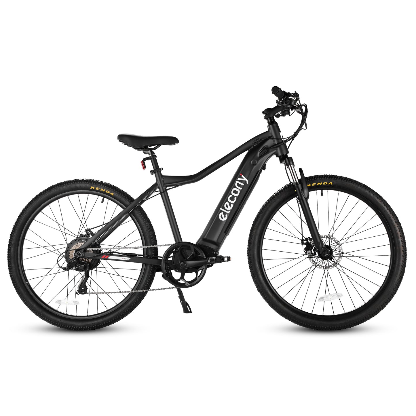 E27179 Elecony Electric 27.5" Adults Bike, Removable Hidden 36V 10Ah Lithium Battery 350W Brushless Motor City Ebike, 20MPH Assist, Disc Brake, 7 Speed System