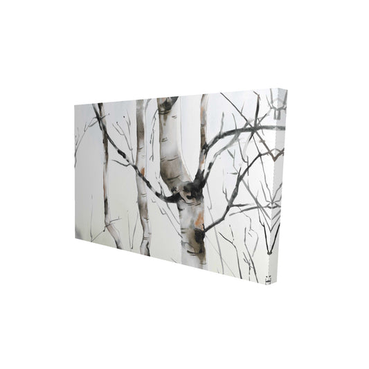 Three birches trees - 20x30 Print on canvas