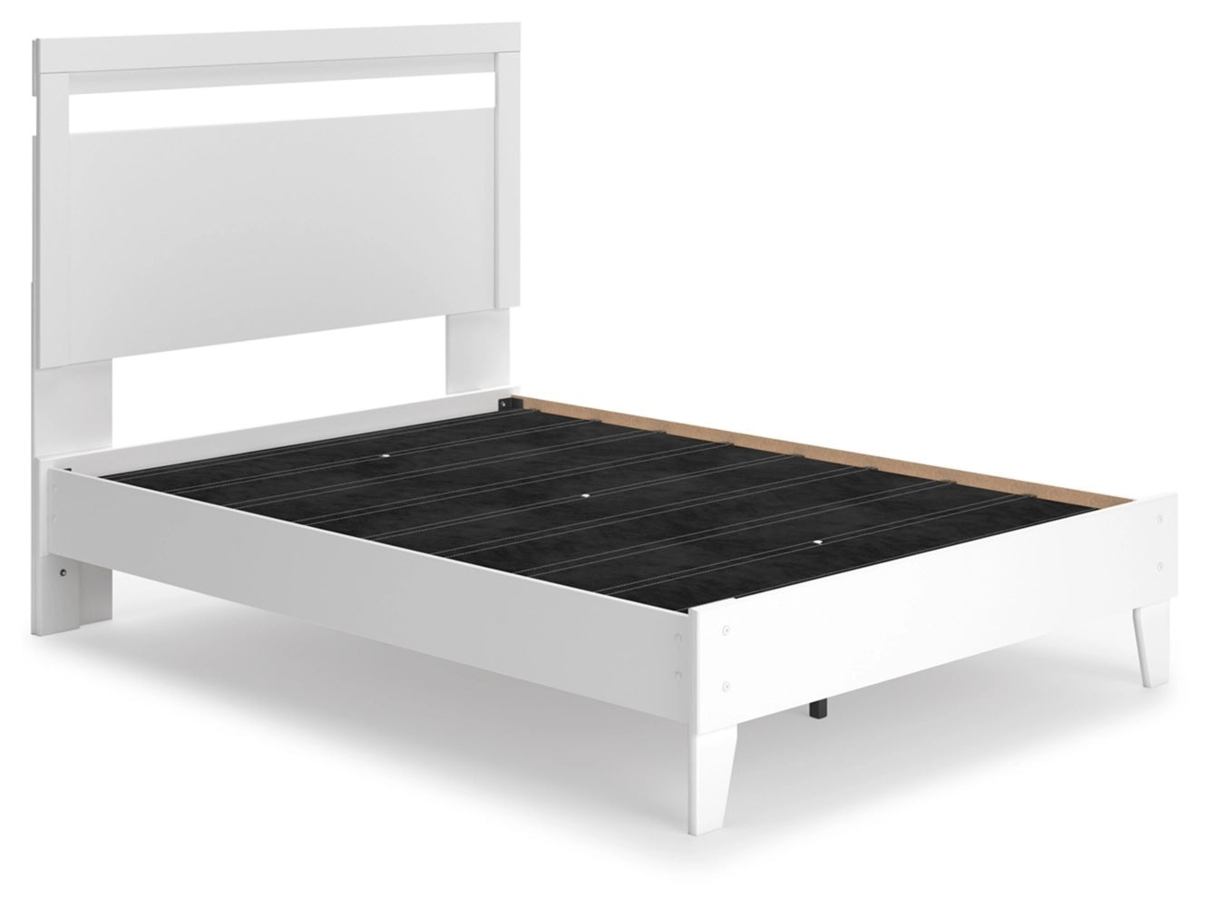 Ashley Flannia White Casual Full Panel Platform Bed EB3477B1