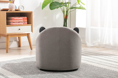 Beautiful Kids Chair 1pc Panda Grey