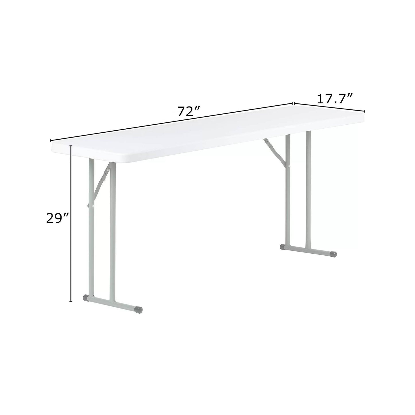 6 FT Plastic Folding Table