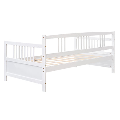 Modern Solid Wood Daybed, Multifunctional, Twin Size, White (Previous SKU: WF191899AAK)