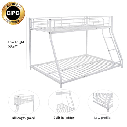 Twin over Full Metal Bunk Bed