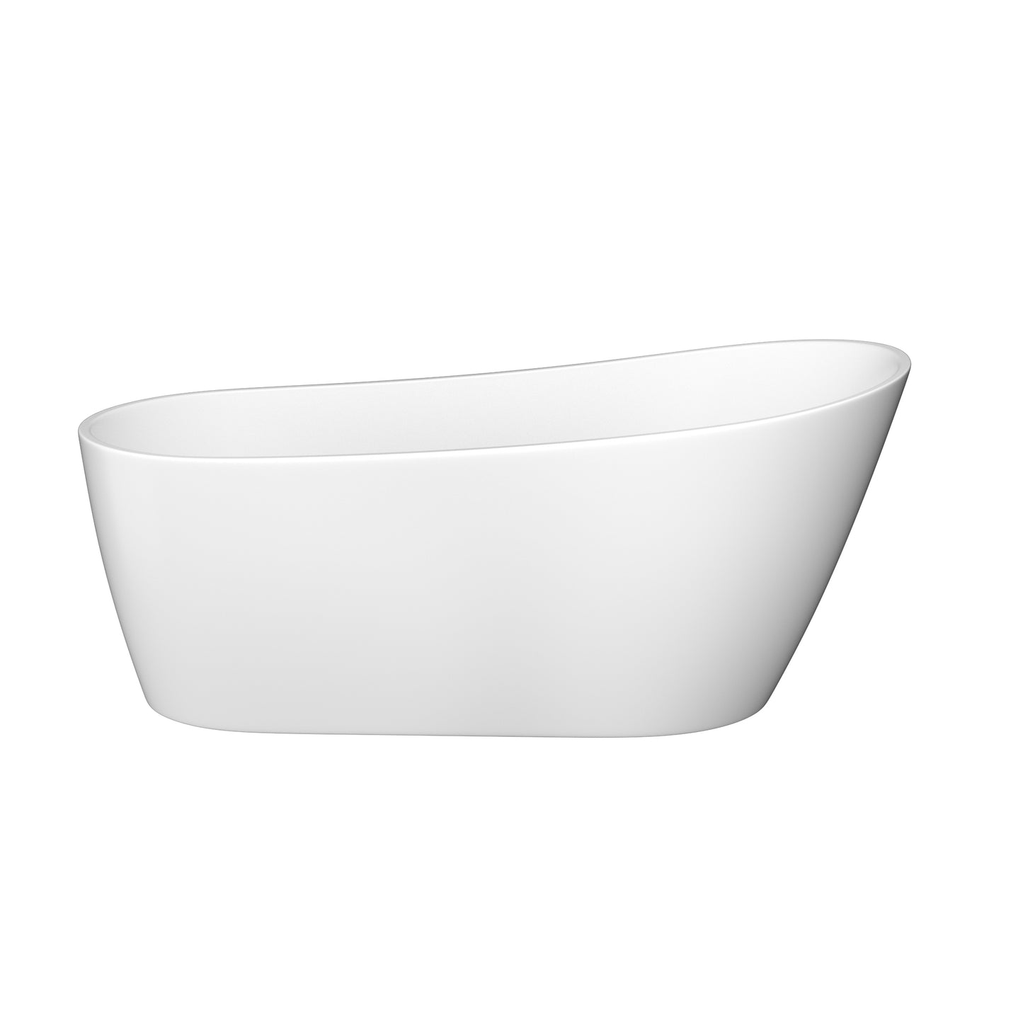 Acrylic Alcove Freestanding Soaking Bathtub-63‘’