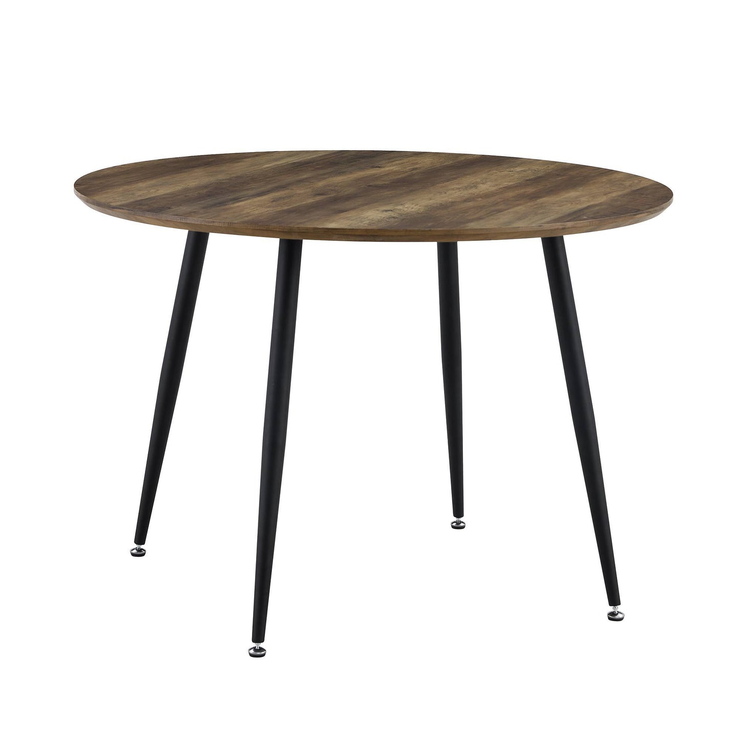 Diameter 44.8 inch MDF Modern simplicity roundI Imitation wood grain  dining table.Applicable 6-8 persons to dining room and meeting room.